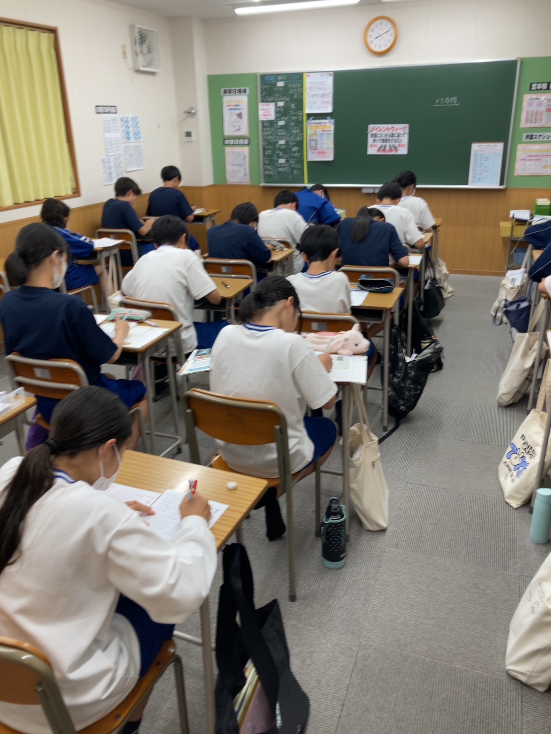 テスト前 校舎は一杯です 岩本｜芝本校BLOG｜桐光学院